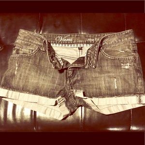 Vans jean shorts